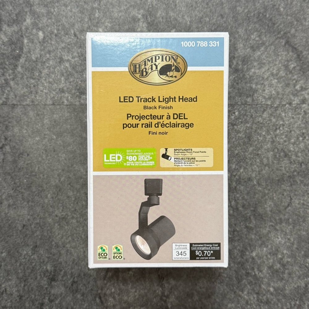 Hampton Bay 2700K LED Black Track Light